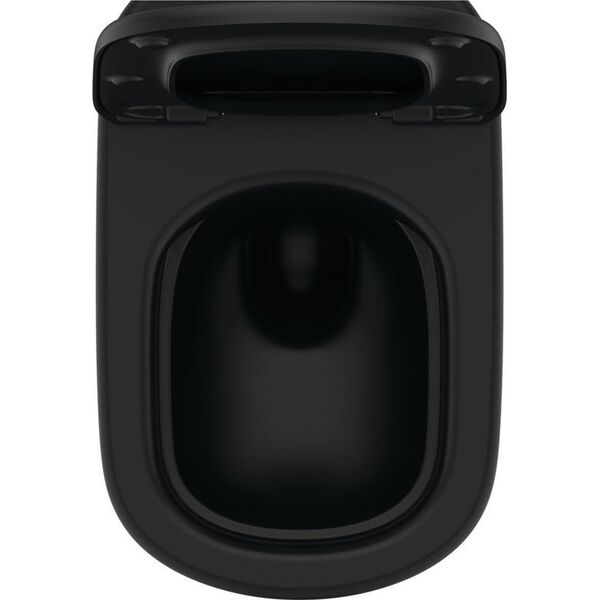 Ideal Standard TOILET HUNG TESI T5361V3 WITH COVER BLAC λεκάνη τουαλέτας 13768618 8014140511489