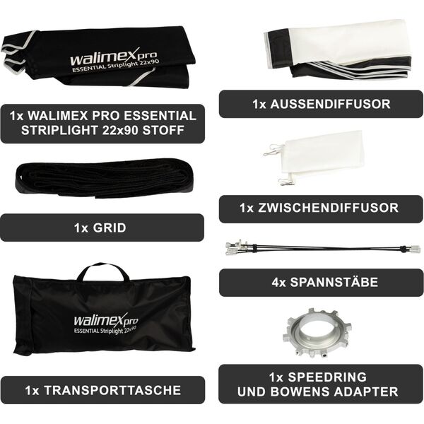 Walimex walimex pro Softbox Essential Striplight 22x90 13811814 4056930000000