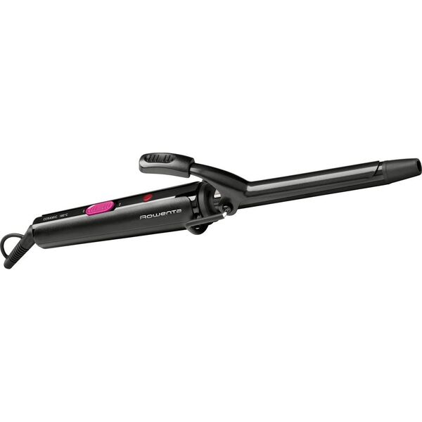 Rowenta CF2133F0 urządzenie do stylizacji włosów Lokówka Ciepły Czarny, Różowy 25 W