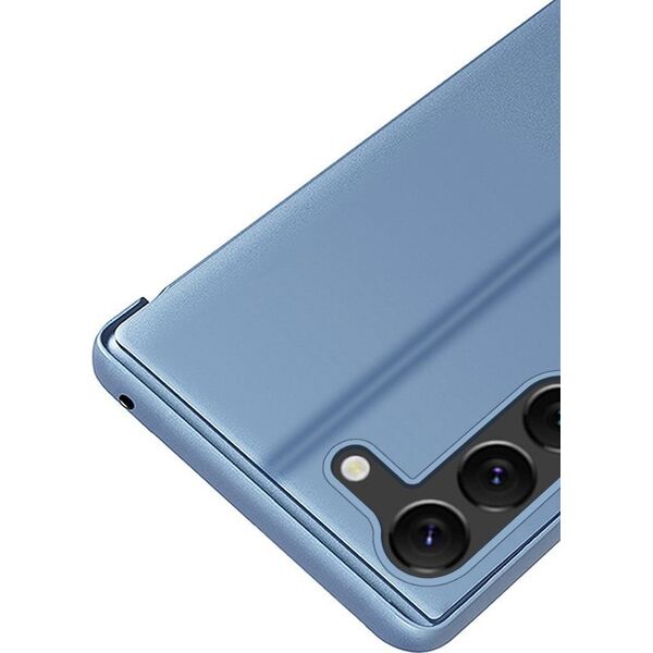 Hurtel Clear View Case etui do Samsung Galaxy S23 pokrowiec z klapką niebieskie