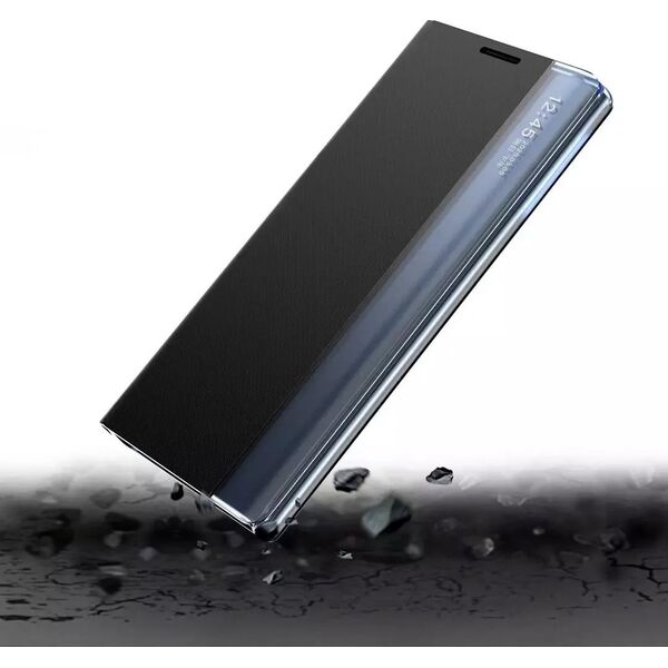 4kom.pl Etui New Sleep Case do Samsung Galaxy S23 pokrowiec z klapką podstawka czarne