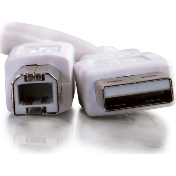 Kabel USB C2G USB-A - USB-B 3 m Biały (81562)