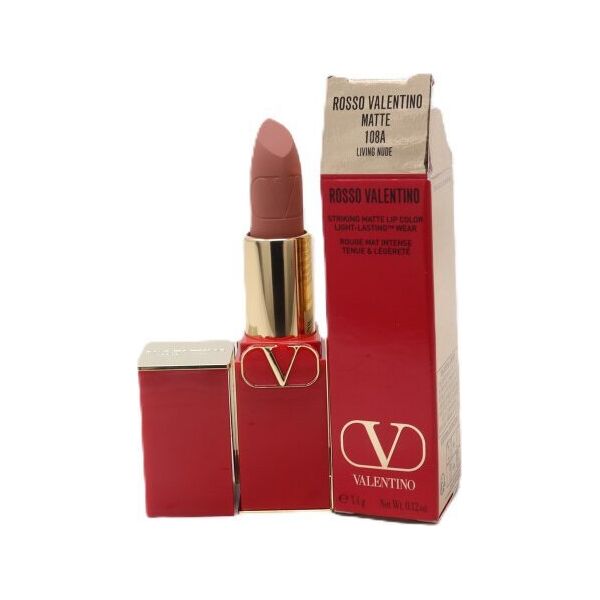 Valentino Valentino, Rosso, Ματ, Κρεμ κραγιόν, 108A, Ξαναγεμιζόμενο, 3,5 g Για γυναίκες 14240067 3614273665667