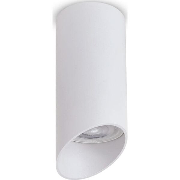 Oprawa natynkowa / tuba Maclean, punktowa, okrągła, aluminiowa, GU10, 55x130mm, kolor biały, MCE360 W
