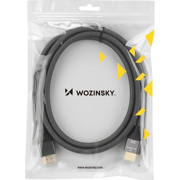 Kabel Wozinsky HDMI - HDMI 5m srebrny (WHDMI-50)