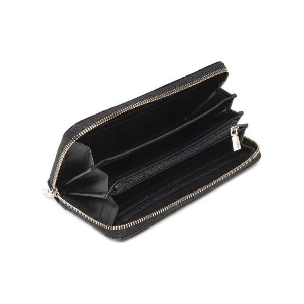 Guess, Amara, Textile Wallet, 4G Logo, SWSG6995460, Black, For Women For Women