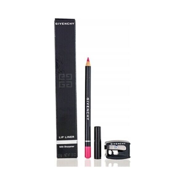 Set Givenchy: Givenchy, Waterproof, Lip Liner, 04, Fuchsia Irresistible, 1.1 g + Eye Pencil Sharpener, Black None