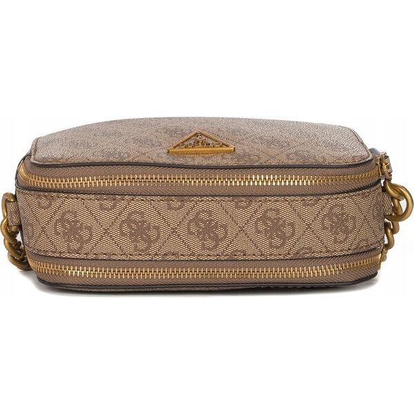 Guess, Dalma, Synthetic Leather, Camera Bag, Textile Crossbody Bag, Bronze, BW7425 VIN35, 20.32 x 7.62 x 13.97 cm, For Women For Women