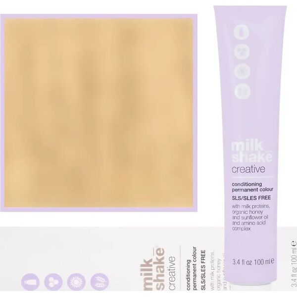 Milk Shake, Creative, SLS/SLES-Free, Permanent Hair Dye, 10.010NN Platinum Lightest Blond, 100 ml For Women