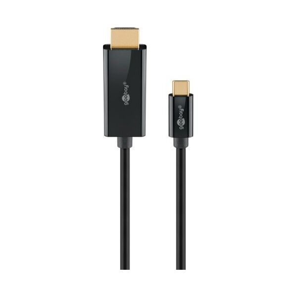 Kabel USB-C™ do HDMI™ 4K @ 60 Hz, 3 m, czarny - Długość kabla 3 m