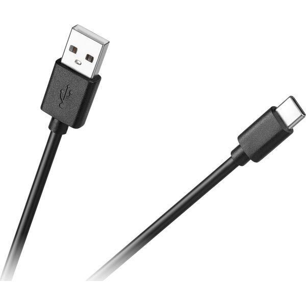 Kabel USB Cabletech USB-A - USB-C 1.5 m Czarny (KPO4019-1.5)