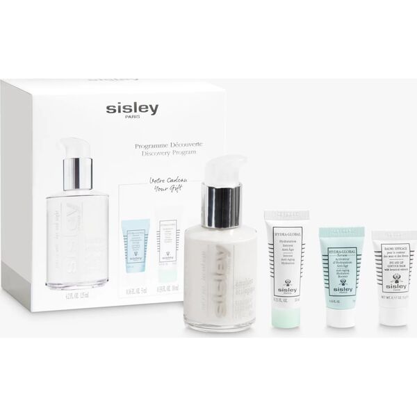 Σετ προγράμματος Sisley Discovery Sisley: Joy Ecological Compound, Emulsion, For Face, 125 ml + Joy Ecological Compound, Anti-Ageing, Day, Cream, For Face, 10 ml + Joy Ecological Compound, Anti-Ageing, Night, Serum, For Face , 5 ml + Joy Ecological Compou