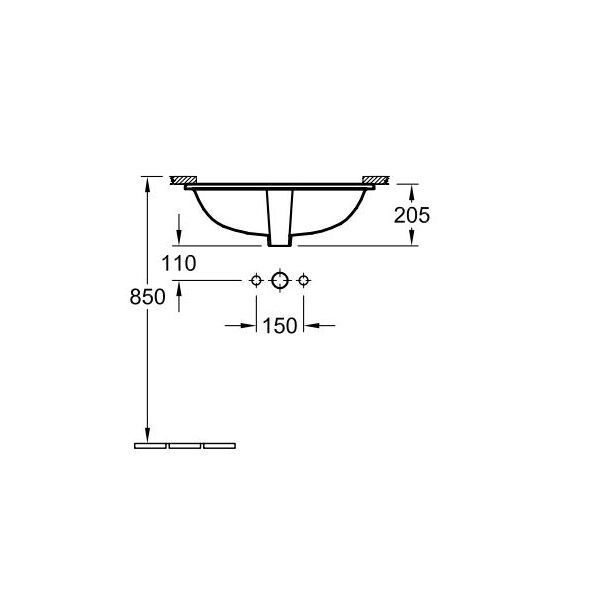 Umywalka Villeroy & Boch O.Novo 53cm (41625001)