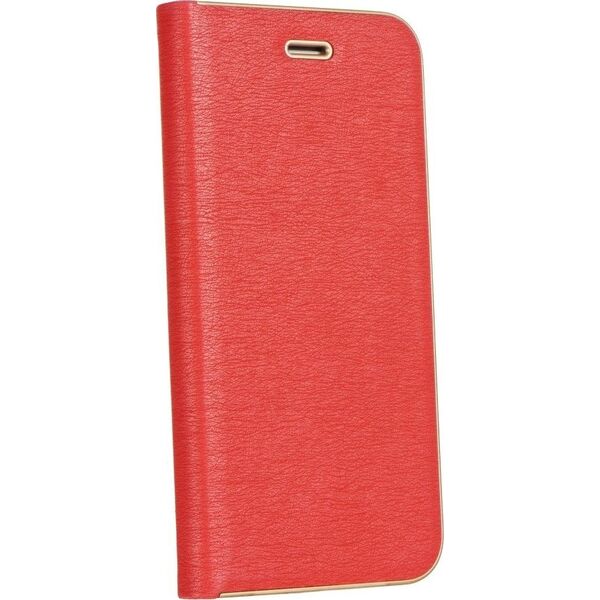 Kabura Forcell LUNA Book Gold do XIAOMI Redmi Note 10 / 10S czerwony