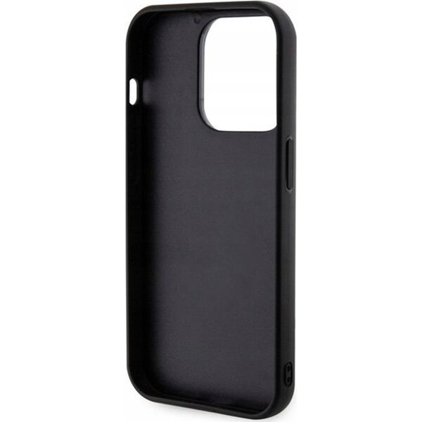 Karl Lagerfeld Karl Lagerfeld KLHCP15X3DMBKCK iPhone 15 Pro Max 6.7" czarny/black hardcase 3D Rubber Glitter Logo