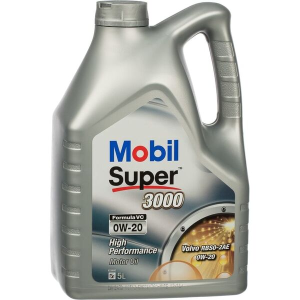 Mobil Alyva SUPER 3000 FORMULA VC 0W-20 sintetinė varikliams 5 L 13469127 5425037865562