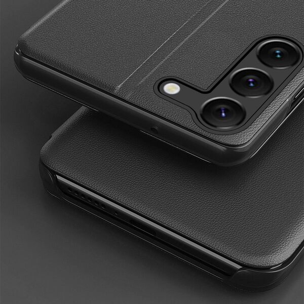 Θήκη Hurtel για Samsung S24+ με πτερύγιο και βάση Eco Leather View Θήκη μαύρη Θήκη για Samsung S24+ με πτερύγιο και βάση Eco Leather View Case μαύρη 13561919 9145576284247