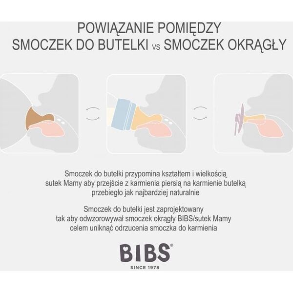 Σαλιάρες BIBS COLOR FOSSIL GREY M Hevea Rubber καταπραϋντική πιπίλα 11460974 5713795237005