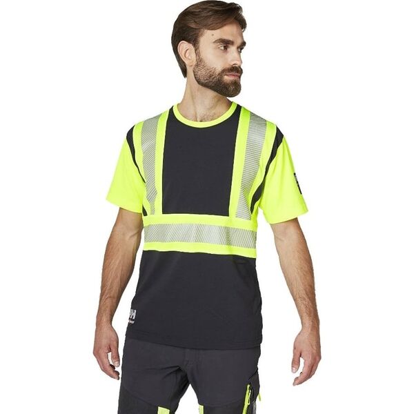 Helly Hansen T-shirt με ανακλαστικά στοιχεία HELLY HANSEN ΜΕΘ, κίτρινο/μαύρο 2XL 13767676 7040055498516
