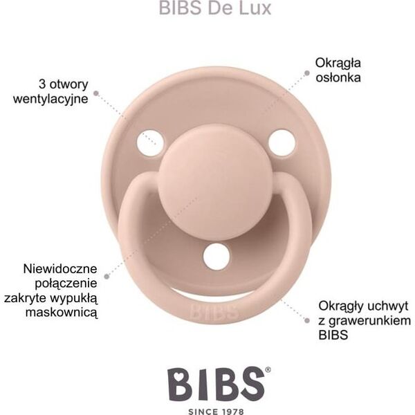 Σαλιάρες BIBS DE LUX MOCHA ONE SIZE Πιπίλα σιλικόνης 9243160 5713795194643