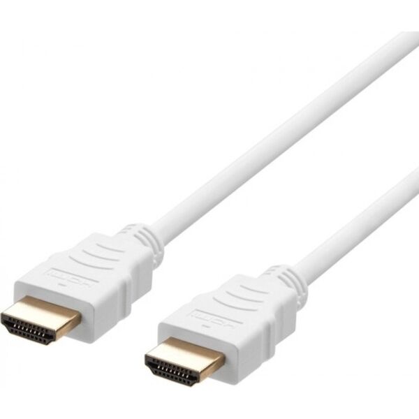 Deltaco Ultra High Speed ​​καλώδιο HDMI kabelis DELTACO ARC, QMS, 8K σε 60Hz, 4K UHD σε 120Hz, 3m, baltas / HU-30A-R 13434111 7333048049803