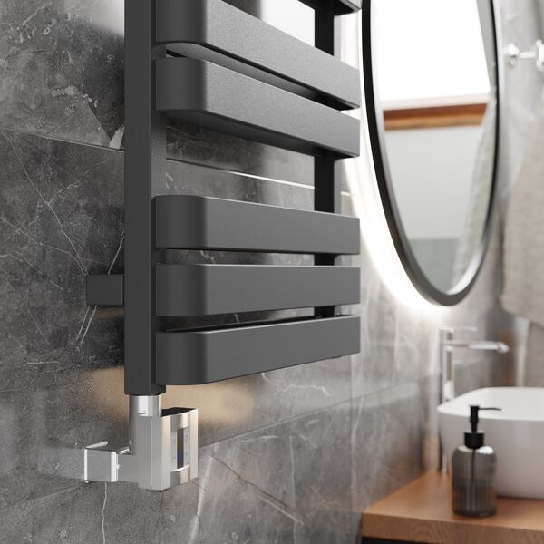 Grzejnik łazienkowy Sourcing TOWEL DRYER ELE WARP T BOLD 500/655 GREY