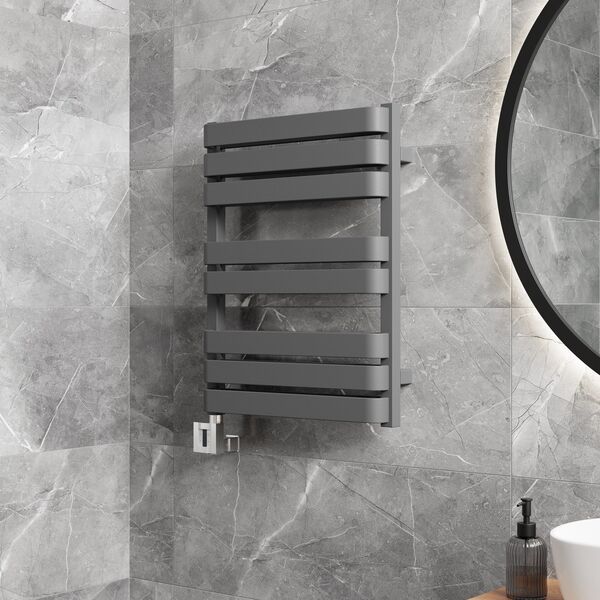 Grzejnik łazienkowy Sourcing TOWEL DRYER ELE WARP T BOLD 500/655 GREY