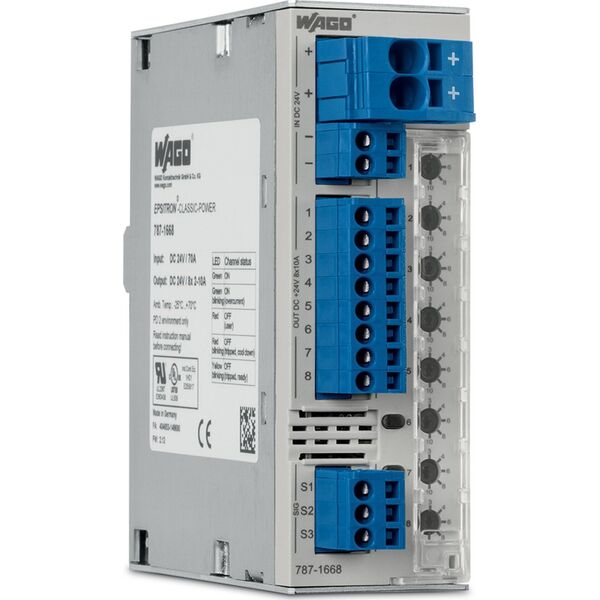Doerr Αυτόματος διακόπτης Wago 787-1668/000-004 24V DC 2-10A 13930988 4050821804352