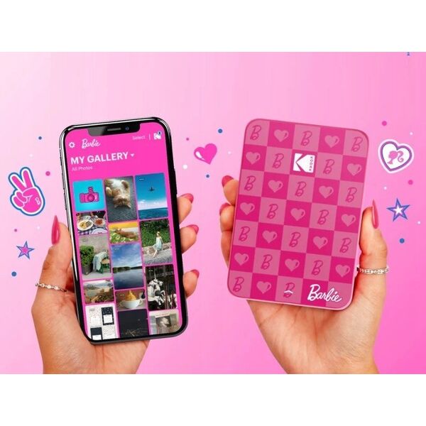Drukarka Bluetooth Do Zdjęć Natychmiastowych Zink / Kodak Step Slim Barbie