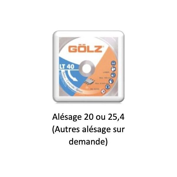 Δίσκος Sourcing Diamond για σκυρόδεμα GOLZ LT40 350x25,4mm 13494193 4026189108401