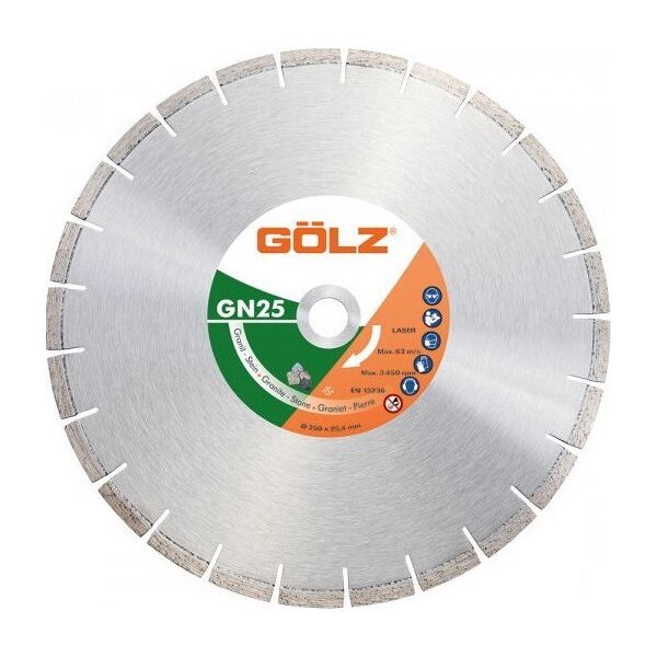 Προμήθεια δίσκου Diamond για γρανίτη GOLZ GN25 O350x25,4mm 13494199 4026189122087