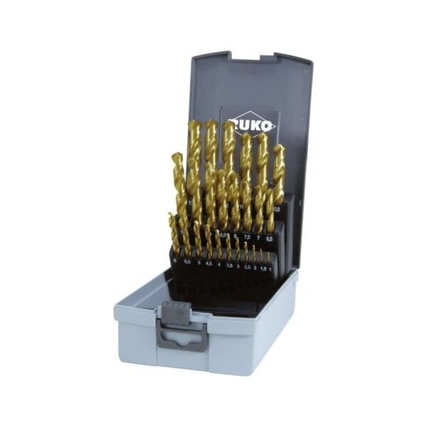 Drill Sourcing Σετ τρυπανιών μετάλλου 25 τεμαχίων RUKO TiN HSS 13583790 4007140148216