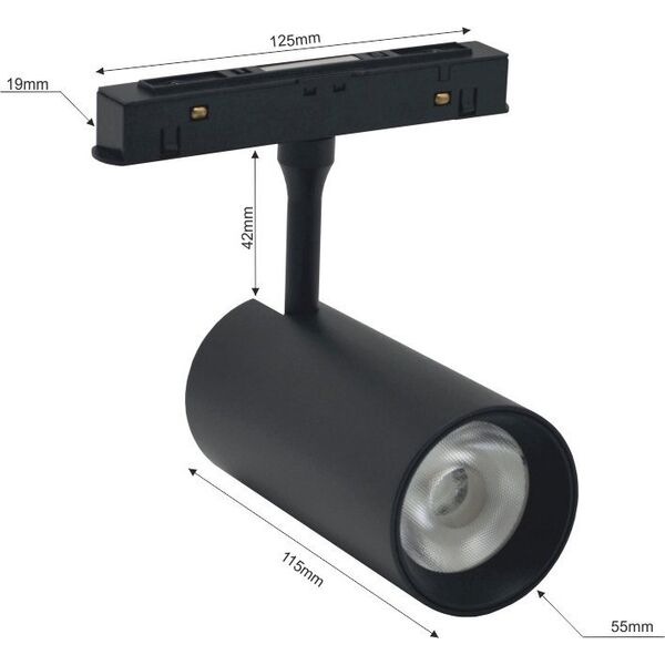 Lampa sufitowa MODOLED LED LIGHT MODOLED 12W 1080LM MLP1043M BL