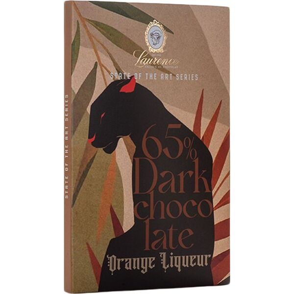 Dark chocolate with orange liqueur Laurence, 80 g