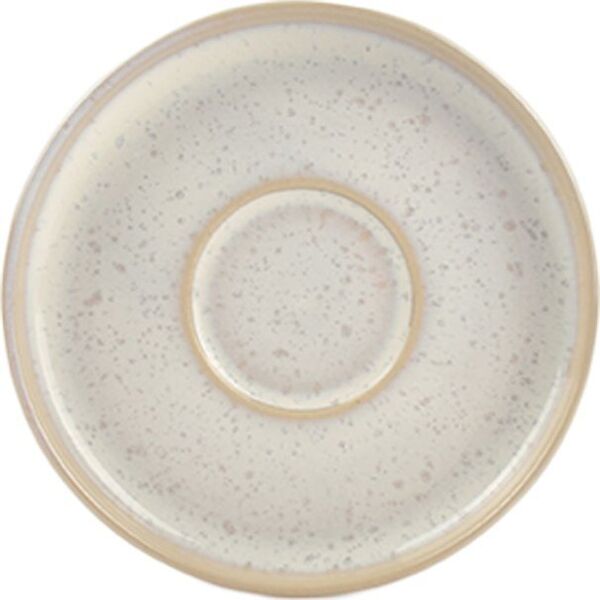 Mocha saucer S|P Collection Curvy Pearl, 11 cm