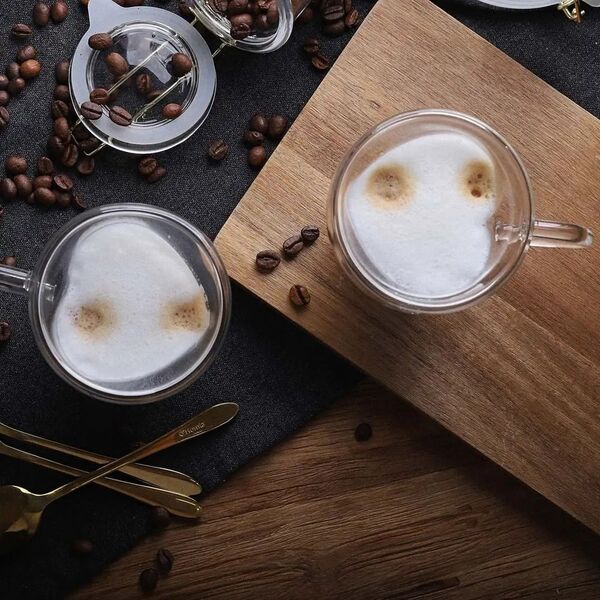 Cups Homla CEMBRA Hearts, 2 pcs. x 300 ml
