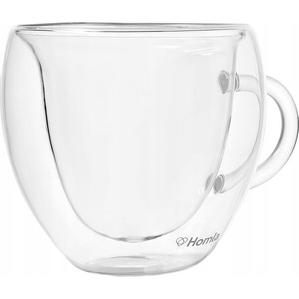 Cups Homla CEMBRA Hearts, 2 pcs. x 300 ml