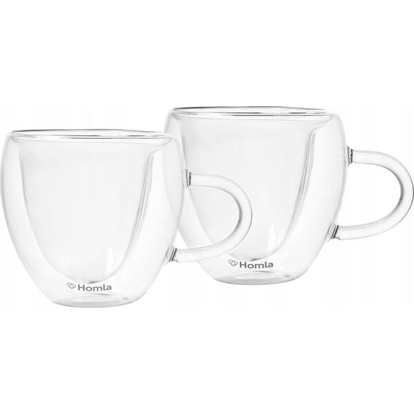 Cups Homla CEMBRA Hearts, 2 pcs. x 300 ml