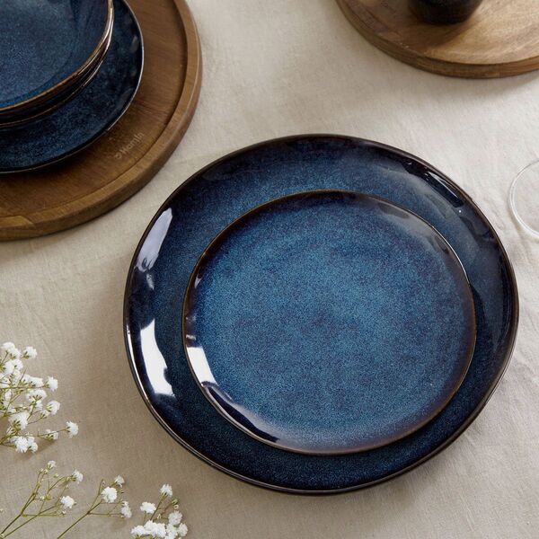Plate Homla CASPER Navy, 27 cm