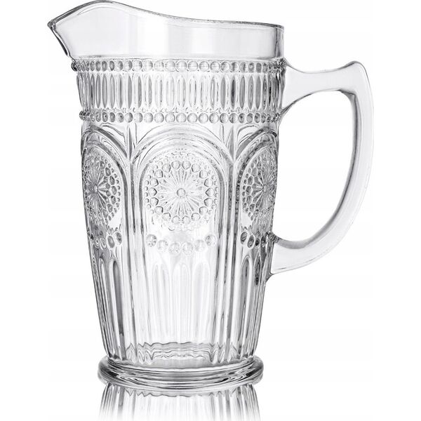 Pitcher with a handle Homla BARREL Transparent, 1.3 l