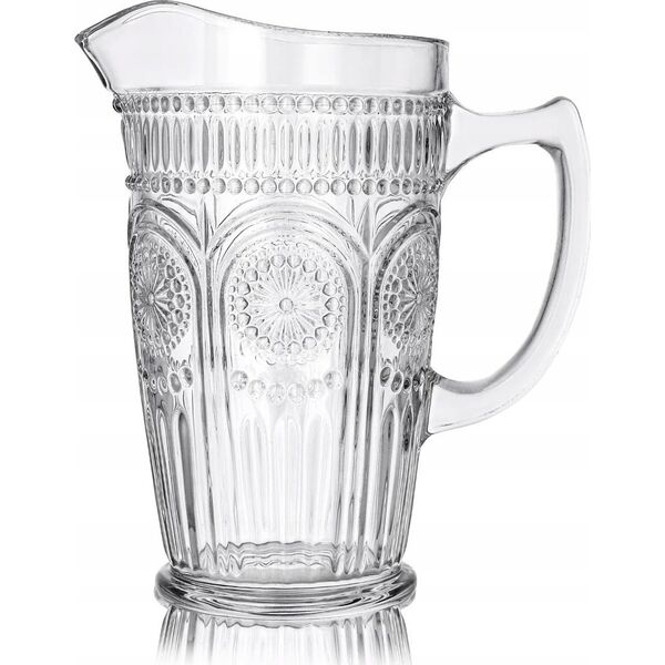 Pitcher with a handle Homla BARREL Transparent, 1.3 l