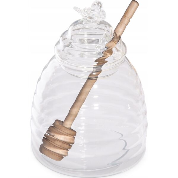 Honey jar with a wooden spoon Homla MELLA, 0.46 l