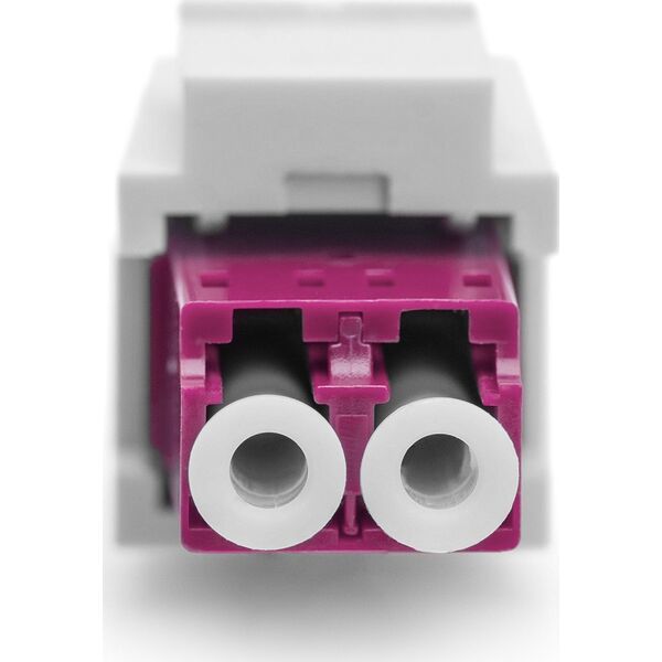 Digitus DIGITUS LWL Kupplung LC/LC Multimode-OM4 Dupl.Keystone-Modul 13337767 4016032489825
