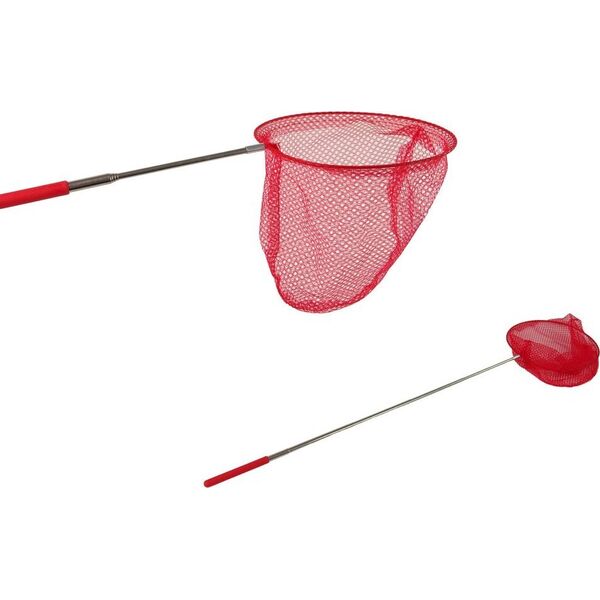 Siatka Na Motyle Owady Składana Teleskopowa 85 cm Czerwona LEAN TOYS