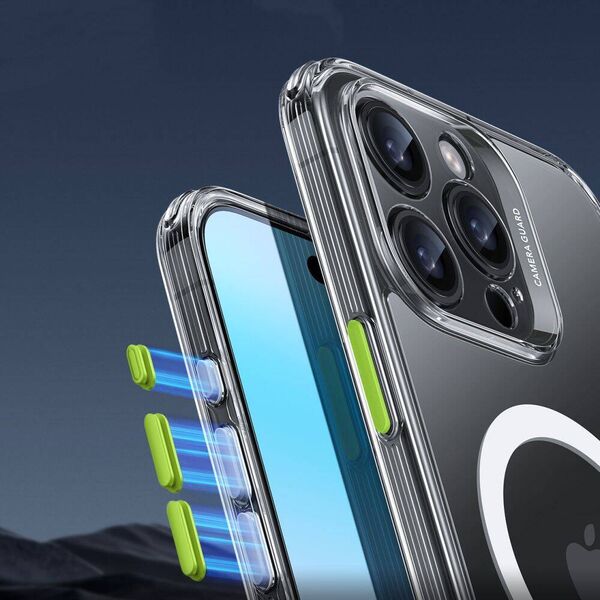 Case + Tempered Glass IPHONE 16 PRO MAX ESR Classic Pro Set Halolock Magsafe transparent 4894240221839