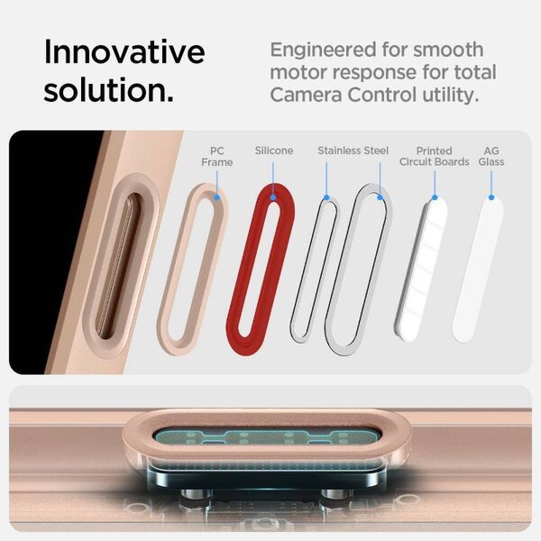 Case IPHONE 16 PRO Spigen Ultra Hybrid "T" Mag MagSafe TItanium pink 8809971239028