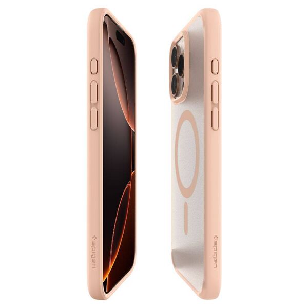 Case IPHONE 16 PRO Spigen Ultra Hybrid "T" Mag MagSafe TItanium pink 8809971239028