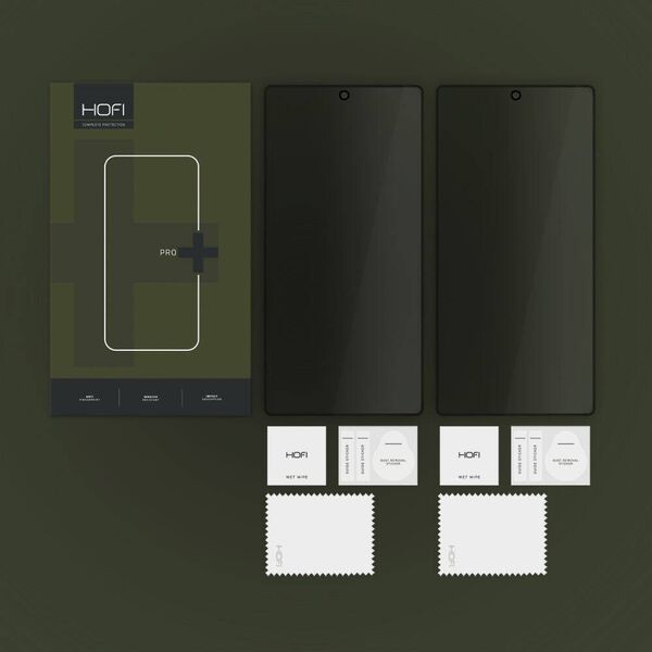 Tempered Glass SAMSUNG GALAXY S25 ULTRA Hofi Anti Spy Glass Pro+ 2-Pack (Privacy) black 5906302322329