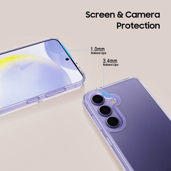 Case SAMSUNG GALAXY S25 Tech-Protect Flexair Hybrid Clear transparent 5906302322060