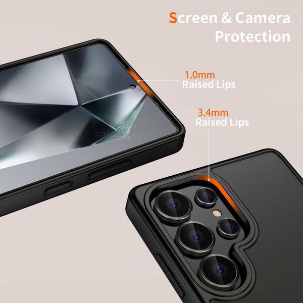Case SAMSUNG GALAXY S25 ULTRA Tech-Protect Magmat Matte black 5906302322374
